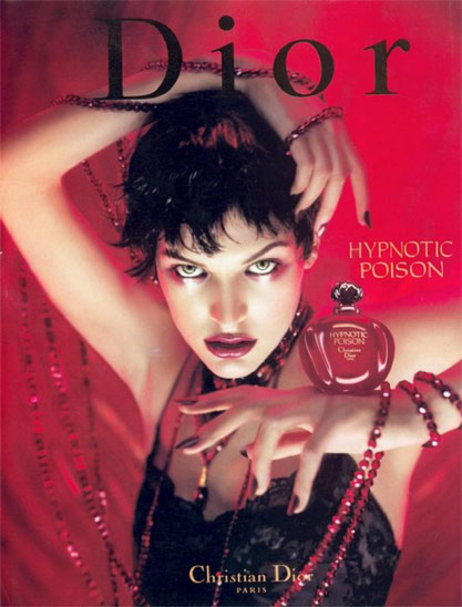 Dior Hypnotic Poison Fragrance 1998 AD Campaign VS 2008 AD Campaign