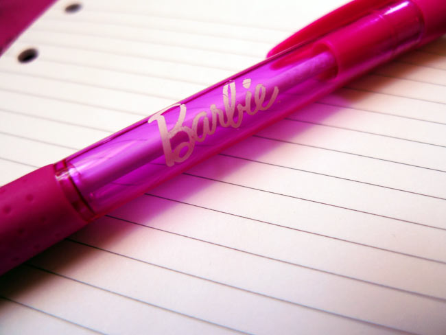 barbie pen friend