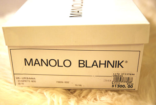 First ever pair of Manolo Blahniks