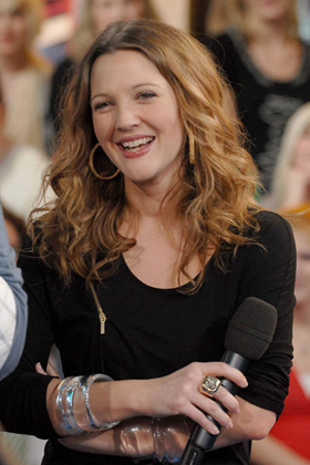 Drew Barrymore's lucite bangles
