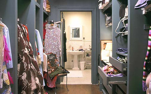 Carrie Bradshaw's famous closet
