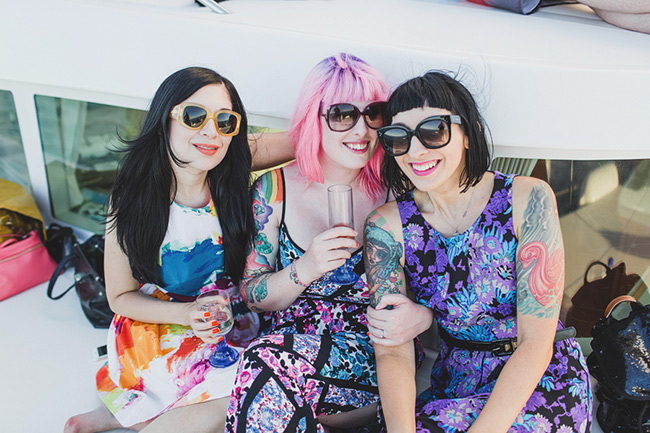 A Sunset Cruise And Three Colourful Dresses