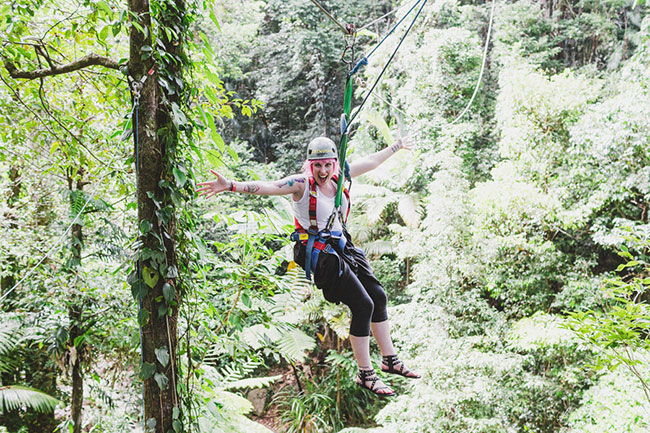 On Dangling Upside Down In The Rainforest