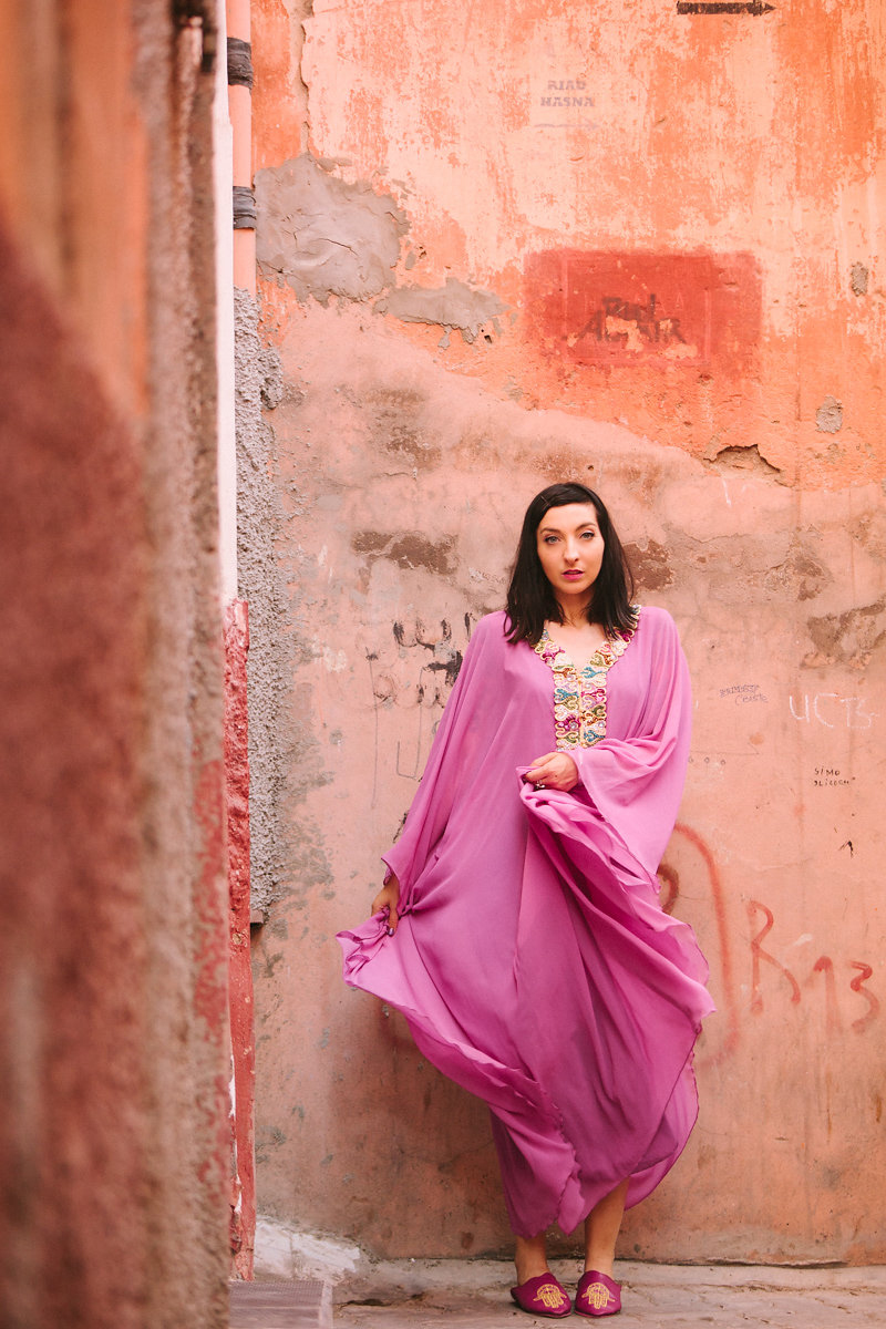 Gala Darling in Marrakech by David McNeil